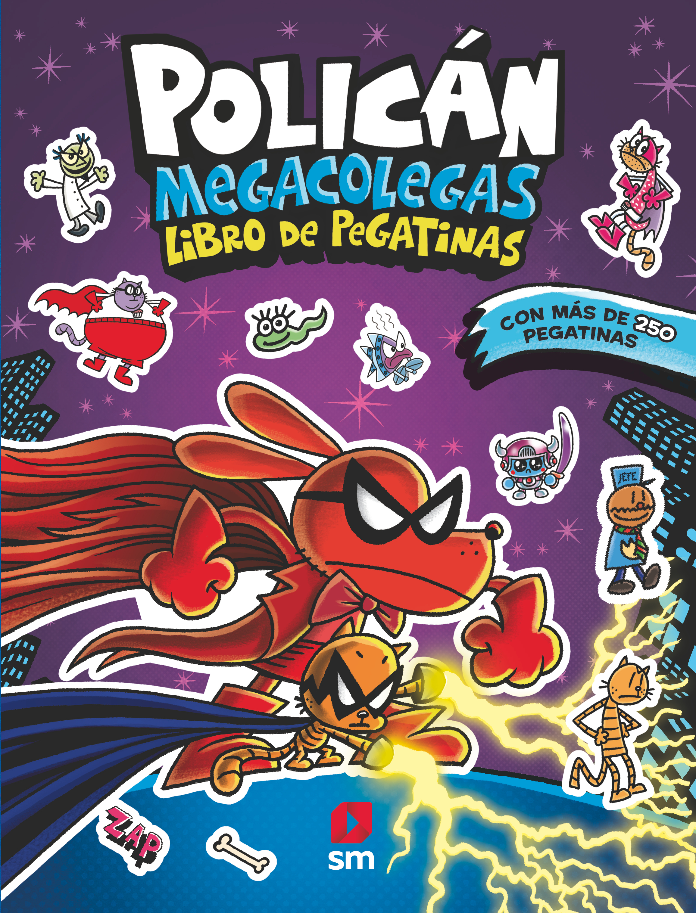 Policán Megacolegas: Libro de Pegatinas-1